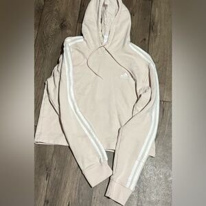 Adidas Blush Pink pullover hood sweater size M